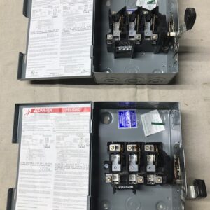 Square-D Safety Switch – 240v/30a/3-pole   General Duty ,  Type-1 Enclosure